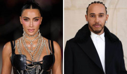 Hamilton aperçu avec Kim Kardashian après les tests de Barcelone