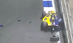 Crash effrayant pour la fille de Richard Hammond en Formule E