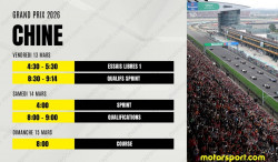 Le programme du GP de Chine F1 2026 : dates, horaires et infos