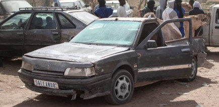 Une Renault 21 Nevada Turbo D se retrouve métamorphosée en Mauritanie