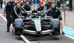 Mercedes dégaine une grosse évolution de la W17 au Canada