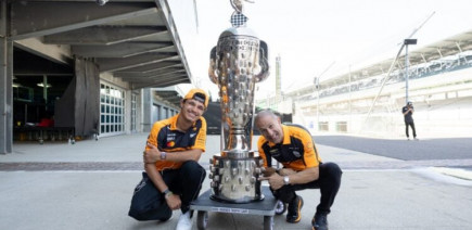 Lando Norris en visite à Indianapolis pour se remettre de sa déception de Montréal