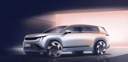 Nouveau Skoda Peaq (2026) : présentation en juin, le grand SUV électrique 7 places partage ses croquis