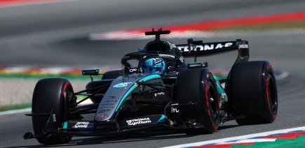 Russell en pole 0"064 devant Hamilton, Leclerc dans le mur