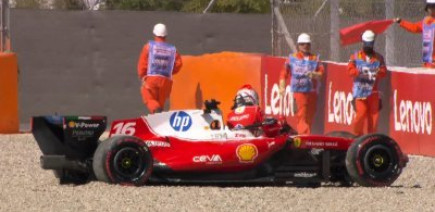 Leclerc a 'honte' après son accident des qualifications de Barcelone
