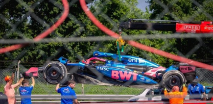 Un premier test en Formule 1 mouvementé pour le rookie Ugo Ugochukwu avec Alpine à Monza