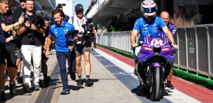 Franco Colapinto : « Le MotoGP est beaucoup plus difficile que la Formule 1 »